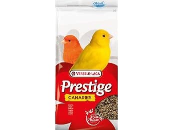 Versele-Laga Prestige Canaries 1kg, Frön, 1 kg, Parrot, Vitamin A, Canary seed 53%, shelled oats 14%, rapeseed 13%, turnip rape 13%, linseed 5%, nige
