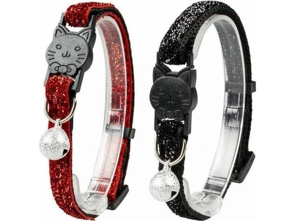 Duvo+ DUVO+ glittrigt katthalsband med glitter 22-30cm / 10mm 11837