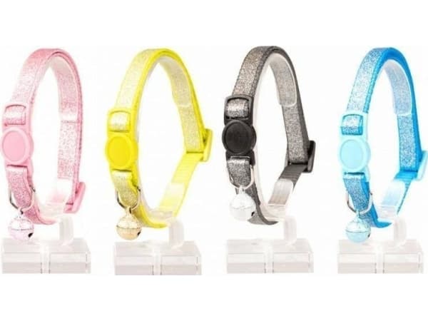 Duvo+ DUVO+ COT halsband med glitter och bjällra 20-30cm/10mm 11176
