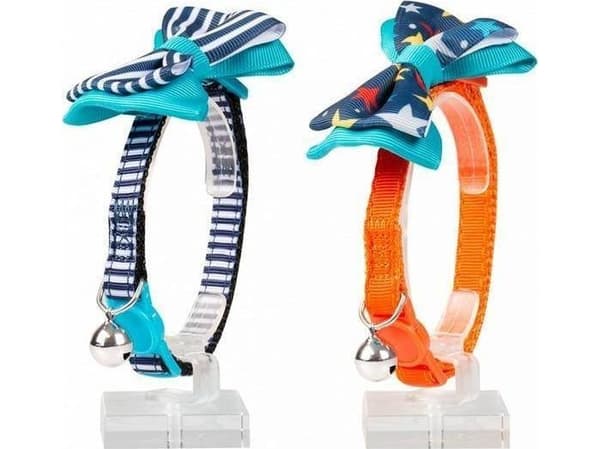 DUVO + DUVO + CAT COLLAR WITH A BOW 20-30cm/10mm 11187