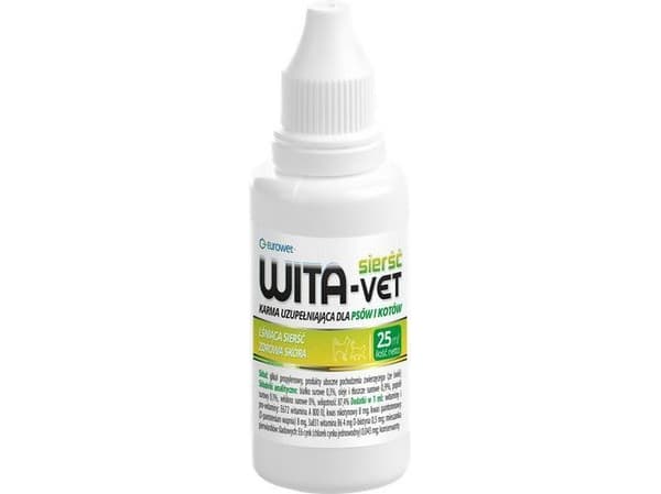 EUROWET WITA-VET 25 ml DROPS (HÅR OCH HUD)