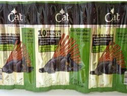 SATURN PETFOOD CAT BON KABANOS 10x5g SALMON+SALTO