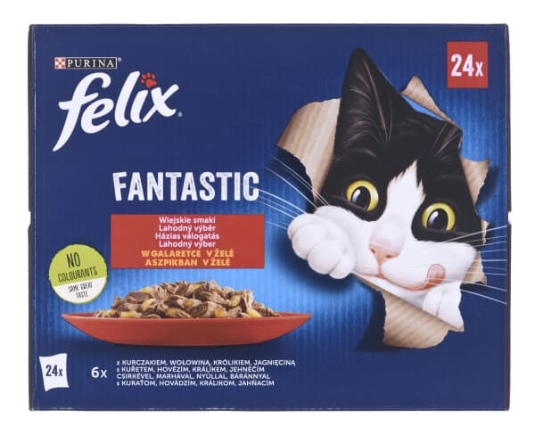 Felix Fantastic landlige smagsoplevelser i gelé - 24x 85g