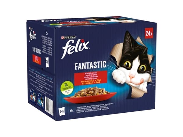 Felix Fantastic landlige smagsoplevelser i gelé - 24x 85g