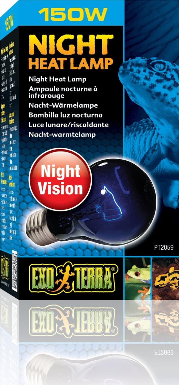 Exo Terra Light Bulb Night Heat Lamp, 150W