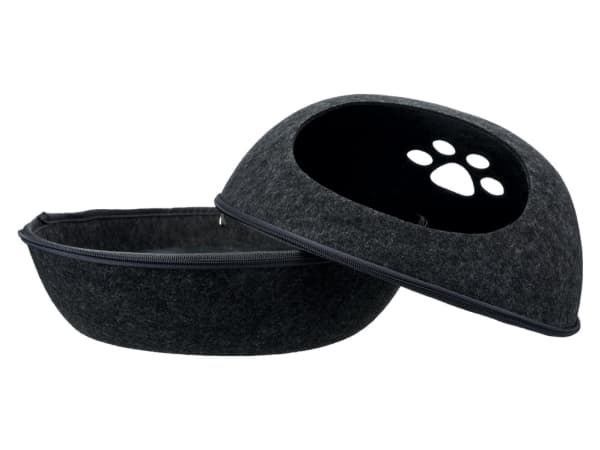 Trixie Liva hule, felt, 40 × 24 × 47 cm, anthracite