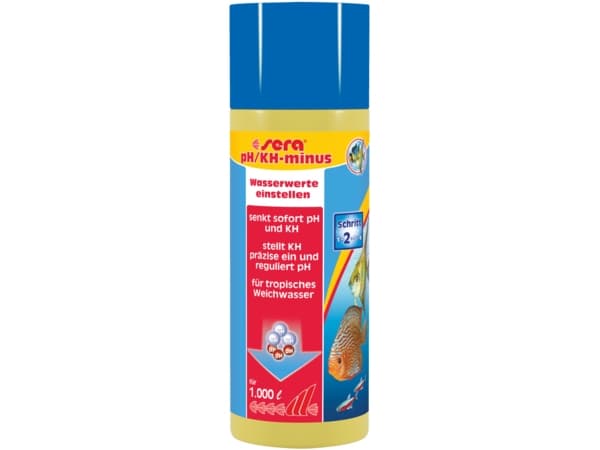 sera PH/KH-minus, vedenhoitoaine, 250 ml