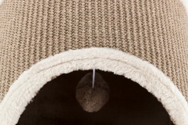 Trixie Kradsetunnel, 110 × 30 × 38 cm, lysegrå/brun