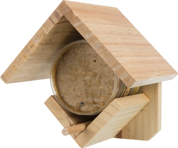 Trixie Peanutbutter holder, pine, 15 × 15 × 13 cm