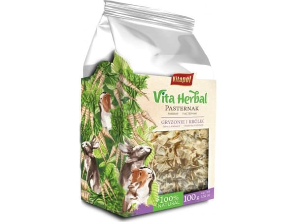 Vita Herbal for gnagere og kaniner, pastinakk, 100g, 4stk/disp