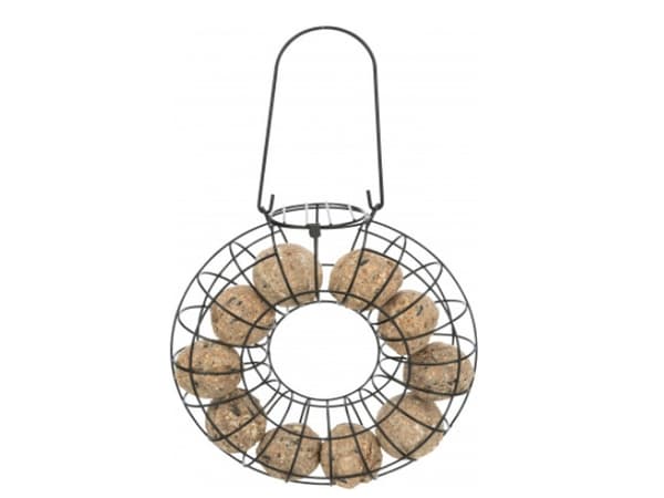 Trixie Mejseboldeholder, ø 24 × 8 cm, sort
