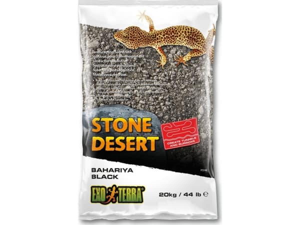 Exo Terra Exo Terra Stone Desert Substrat, Black Desert, 20 kg