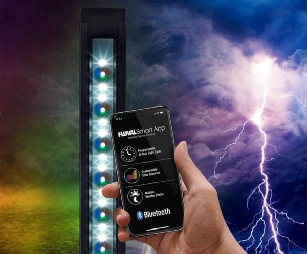 Fluval Fluval AquaSky LED 2.0 lysstang 33W, 115-145cm