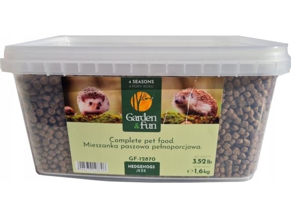 Garden & Fun Feed for free-living hedgehogs - 3 seasons 1.6 kg