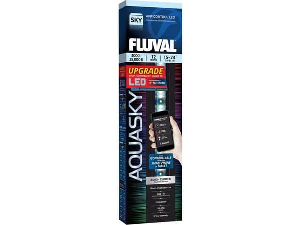 Fluval valopalkki Fluval AquaSky LED 2.0 12W, 38-61cm
