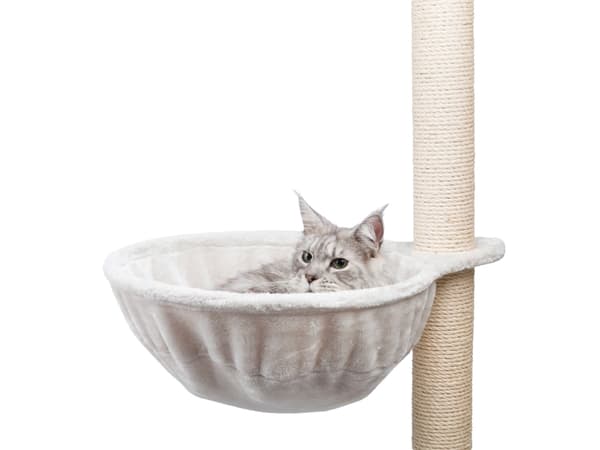 Trixie Hyggepose XL för klös, ø 45 cm, ljusgrå