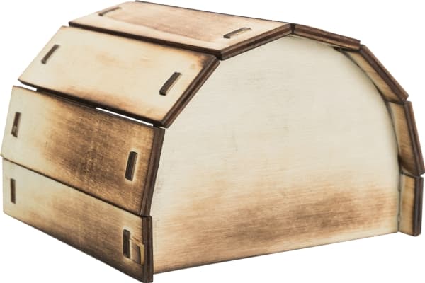 Trixie Mikkel træhus, brændt, 13 × 9 × 12 cm