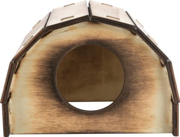 Trixie Mikkel træhus, brændt, 13 × 9 × 12 cm