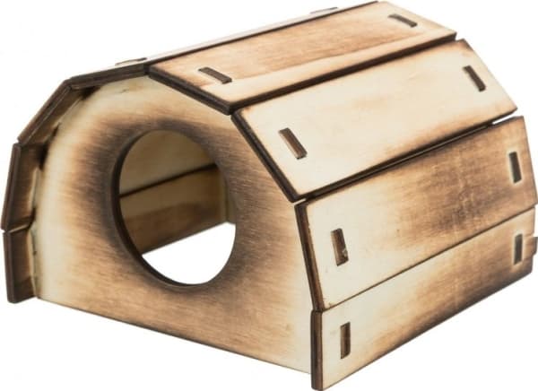 Trixie Mikkel træhus, brændt, 13 × 9 × 12 cm