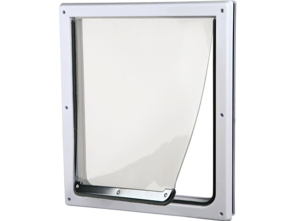Trixie Hundedør 2-vejs, M–XL hvid 39x45 cm.