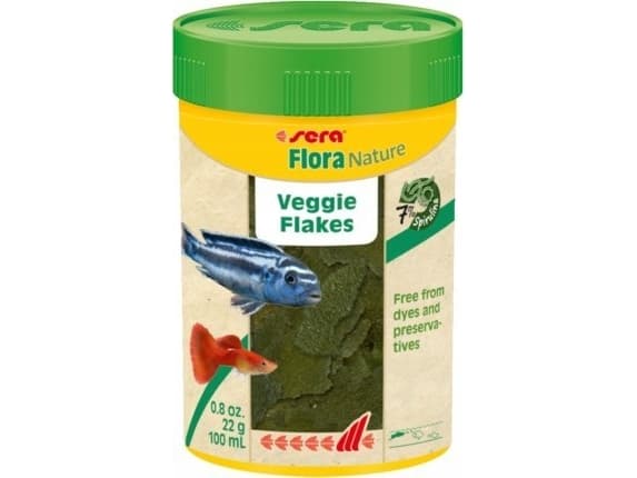 Sera Flora Nature 100 ml, flingor - premiumfoder