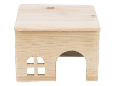 Trixie Puinen talo männystä hamsterille, 15 × 12 × 15 cm