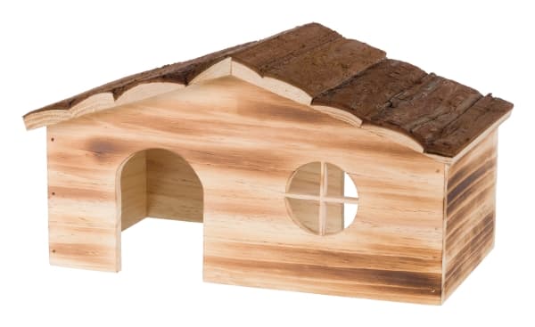 Trixie Natural Living Ragna hus, brændt træ,, 35 × 18 × 20 cm