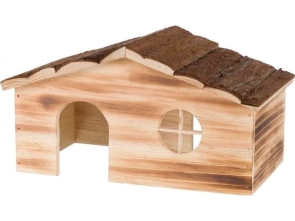 Trixie Natural Living Ragna hus, brændt træ,, 35 × 18 × 20 cm