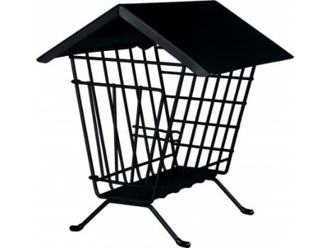 Trixie Stående høhæk,, metal, 20×23×20 cm, sort