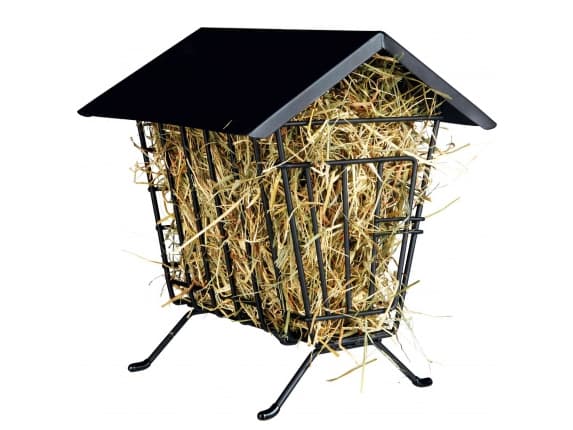 Trixie Stående høhæk,, metal, 20×23×20 cm, sort