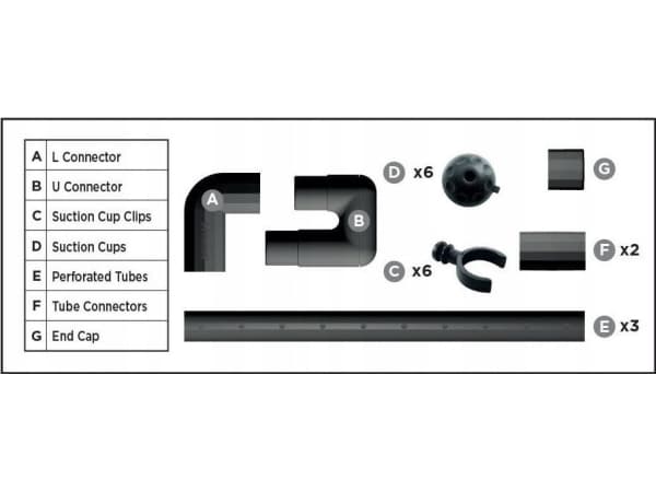 Spray Bar kit for 06 og 07 serie filtre