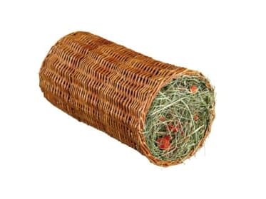 Trixie Piletunnel med hø/gulerod til kanin, ø 20 × 38 cm, 220 g