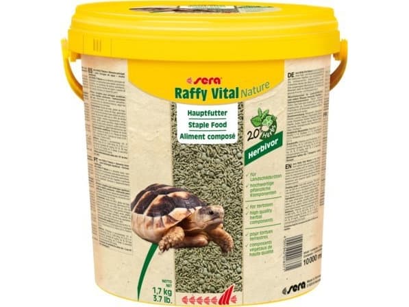 sera Raffy vital Nature, Växtätande reptil, Sköldpadda, wheat flour, corn starch, herbs, alfalfa, sea algae, wheat gluten, stinging nettle, brewers y