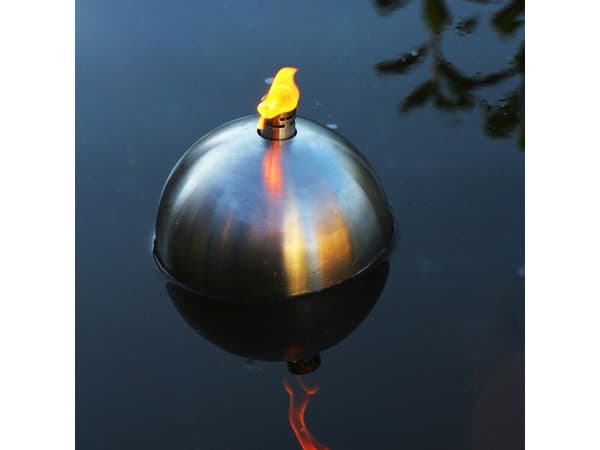 Fiap FireBall, Svart, Silver, Rostfritt stål, Olja, 0,5 l, 10 h, 17 cm