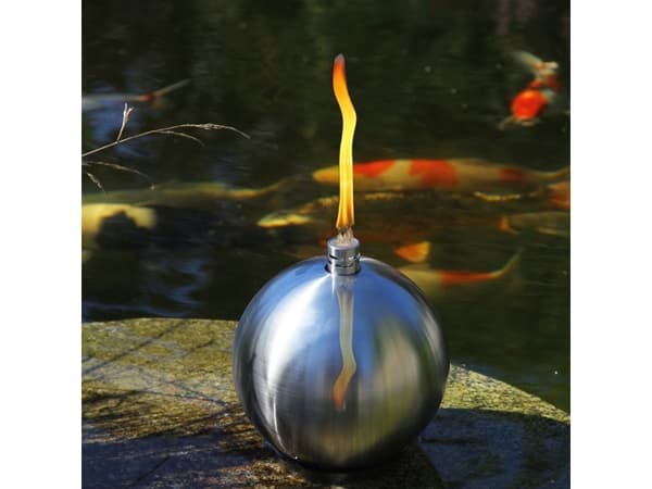 Fiap FireBall, Svart, Silver, Rostfritt stål, Olja, 0,5 l, 10 h, 17 cm