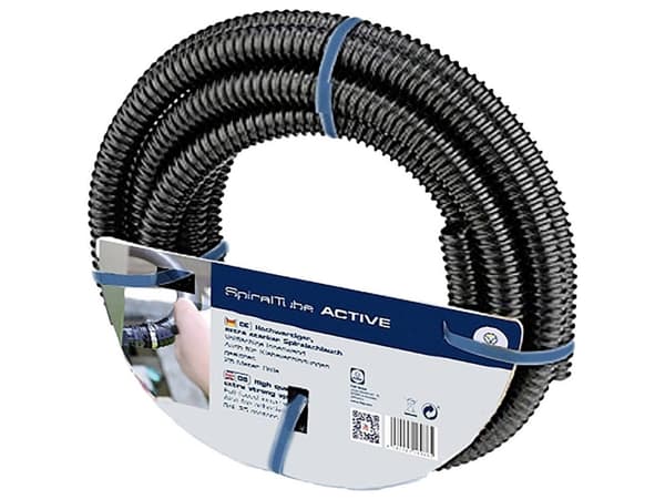 Fiap SpiralTube Active 25, 25 m, Sort, Hageslange, PVC, 60 °C, 2,5 cm