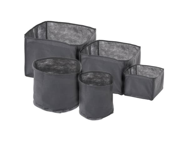 Fiap 2663, Plantekar for dam, Stoff, Svart, 250 mm, 20 g, 25 cm