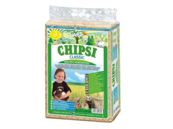 CHIPSI CLASSIC, Träpellets, Hamster, Mus, 3,2 kg, Polypåse