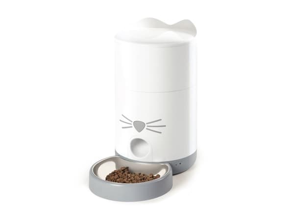 Catit Pixi Smart Feeder, automatic cat feeder, capacity 1.2 kg, 21.5 x 21.5 x 36.8 cm