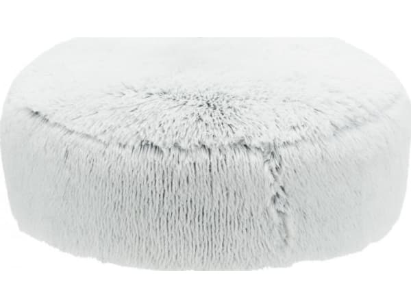 Trixie Harvey pude, rund, ø 80 cm, hvid-sort