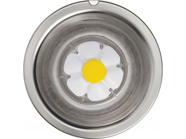 Catit Flower Fountain Steel Top, kattfontän, med skål i rostfritt stål