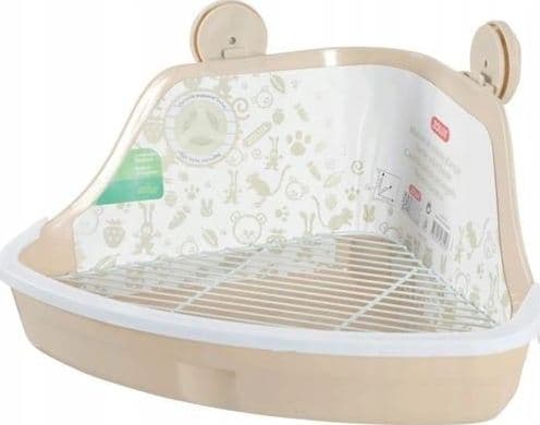 Zolux hjørnetoalett liten 320x250x150 mm beige (1831527)