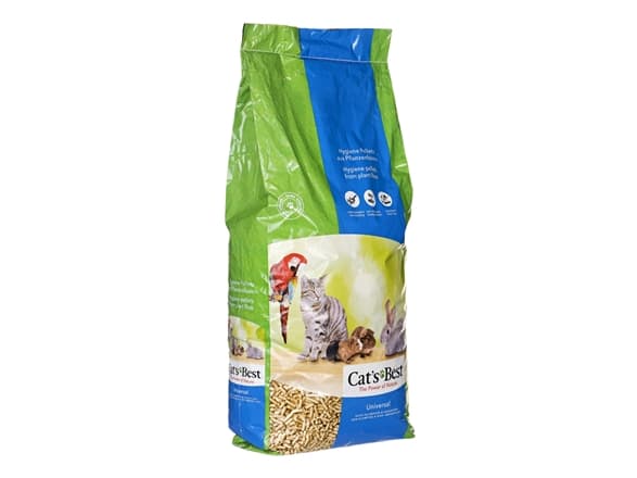 CAT’S BEST Universal, 40 l, Gryn, Chincilla, Tamiller, Guinea pig, Hamster, Kanin, 22 kg, Papperspåse
