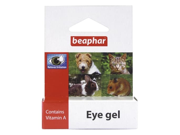 Beaphar Eye Gel, katt (djur)/hund, droppar, 5 ml, 1 st, A-vitamin, Blister