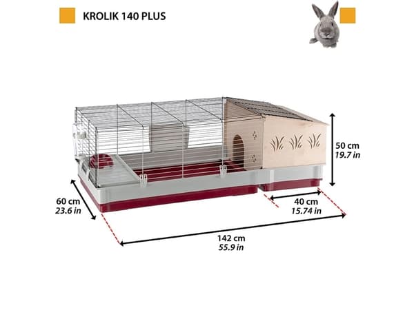 FERPLAST Krolik 140 Plus - Bur