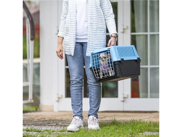 FERPLAST Atlas 10 EL - Sällskapsdjurstransportör, blå