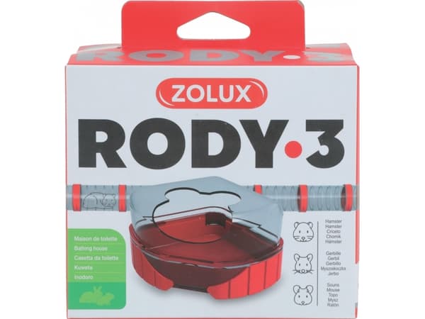 ZOLUX RODY3 toilet, red color
