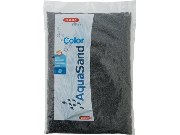 Zolux Aquasand Color ebony black 1kg