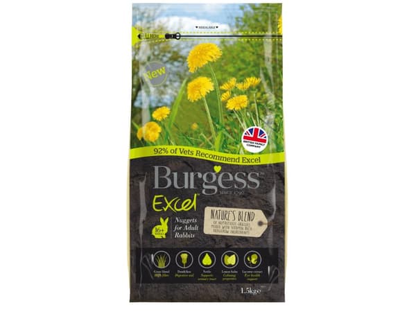 Burgess Adult kanin Natures Blend 1,5 kg