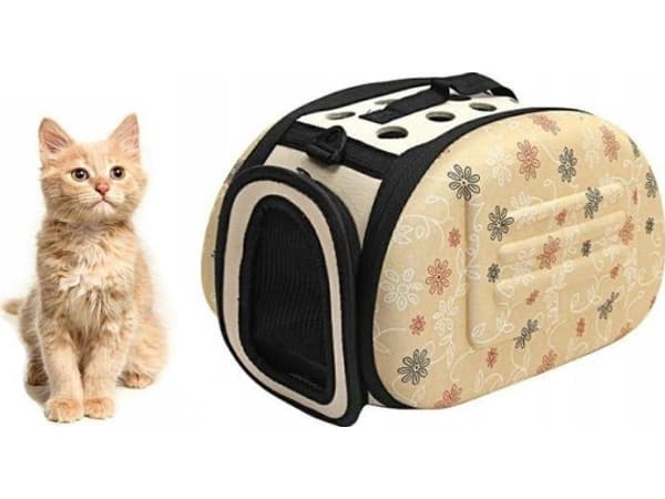 Victoria Fashion Transporter cat dog bag beige 35x20 AG644T